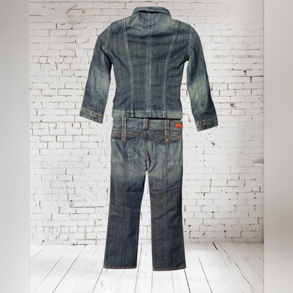 NWT 2 PC Citizens Of Humanity Blue Denim Set ~JACKET sz 10 JEANS sz 29 - Picture 5 of 10
